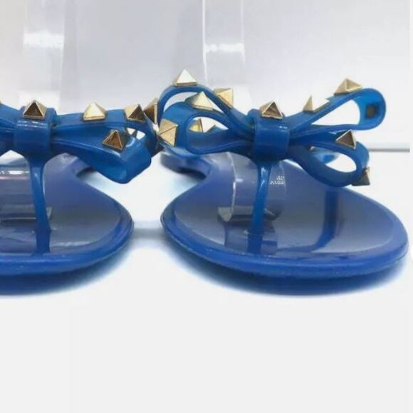 Valentino Rockstud PVC Flat Thong Sandals size 39 - Picture 5 of 7
